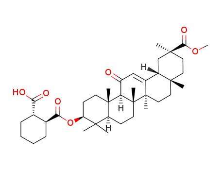 trans-cyclohexane-1,2-dicarboxylic acid mono-((3S,4aR,6aR,6bS,8aS,11S,12aR,14aR,14bS)-11-methoxycarbonyl-4,4,6a,6b,8a,11,14b-heptamethyl-14-oxo-1,2,3,4,4a,5,6,6a,6b,7,8,8a,9,10,11,12,12a,14,14a,14b-icosahydro-picen-3yl) ester