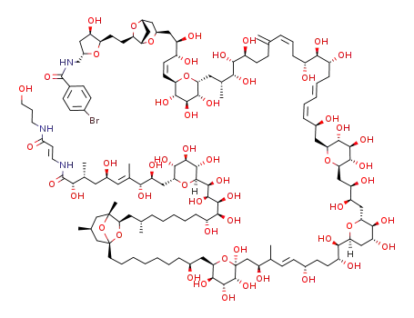 Molecular Structure of 79438-19-0 (N-(p-bromobenzoyl)palytoxin)