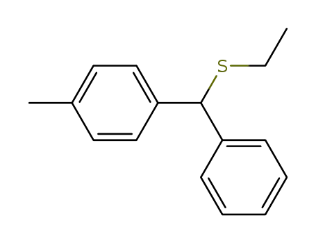 1-(Ethylsulfanyl-phenyl-methyl)-4-methyl-benzene