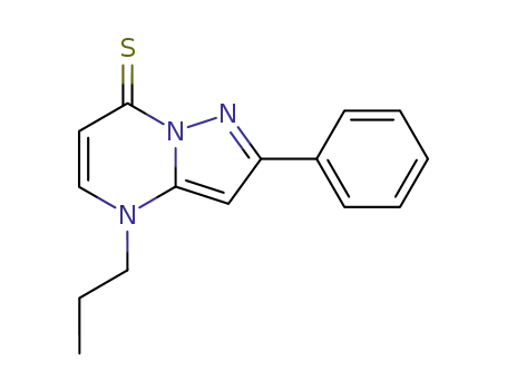 2-Phenyl-4-propyl-4H-pyrazolo[1,5-a]pyrimidine-7-thione