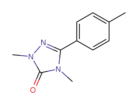 Molecular Structure of 117258-24-9 (2,4-dimethyl-5-(4-methylphenyl)-2,4-dihydro-3H-1,2,4-triazol-3-one)