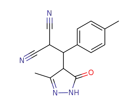 Propanedinitrile,
[(4,5-dihydro-3-methyl-5-oxo-1H-pyrazol-4-yl)(4-methylphenyl)methyl]-