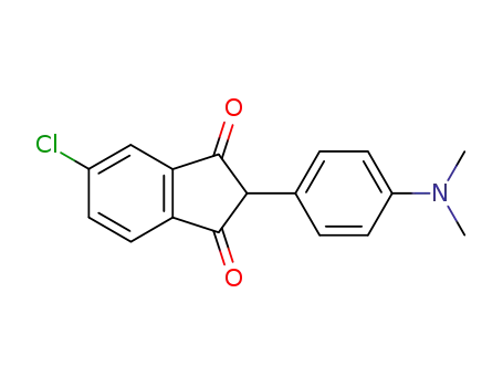 1H-Indene-1,3(2H)-dione, 5-chloro-2-[4-(dimethylamino)phenyl]-