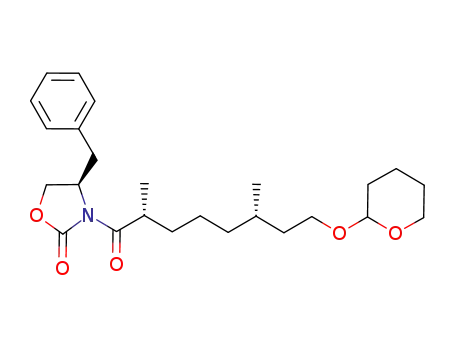 (4R,2'R,6'S)-3-[2',6'-dimethyl-8'-(tetrahydro-2H-pyran-2-yloxy)octanoyl]-4-phenylmethyl-1,3-oxazolidin-2-one