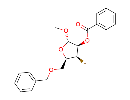 Benzoic acid (2S,3R,4S,5R)-5-benzyloxymethyl-4-fluoro-2-methoxy-tetrahydro-furan-3-yl ester