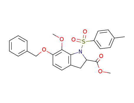 Methyl-6-(benzyloxy)-2,3-dihydro-7-methoxy-1-(p-toluolsulfonyl)indol-2-carboxylat