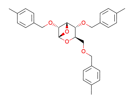 1,3-anhydro-2,4,6-tri-O-(p-methylbenzyl)-β-D-glucopyranose
