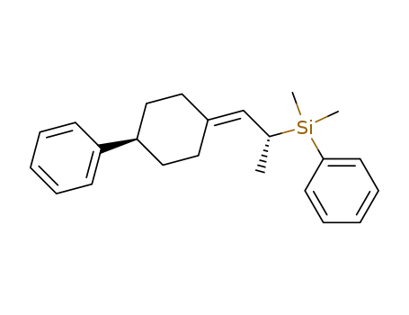 (S,R/R,S)-dimethylphenyl-<1-methyl-2-(4-phenylcyclohexylidenyl)ethyl>silane