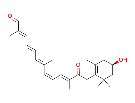 (2E,4E,6E,8Z,10E)-13-(4-hydroxy-2,6,6-trimethylcyclohex-1-enyl)-2,7,11-trimethyl-12-oxotrideca-2,4,6,8,10-pentaenal
