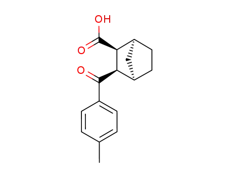 Molecular Structure of 517892-17-0 (EXO-3-(4-METHYLBENZOYL)-BICYCLO[2.2.1]HEPTANE-ENDO-2-CARBOXYLIC ACID)