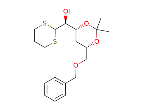 (S)-((4R,6S)-6-Benzyloxymethyl-2,2-dimethyl-[1,3]dioxan-4-yl)-[1,3]dithian-2-yl-methanol