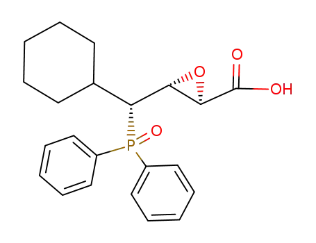 (2R,3R)-3-[(R)-Cyclohexyl-(diphenyl-phosphinoyl)-methyl]-oxirane-2-carboxylic acid