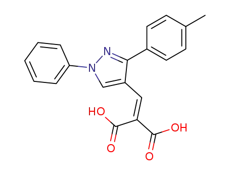 2-(1-Phenyl-3-p-tolyl-1H-pyrazol-4-ylmethylene)-malonic acid