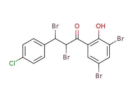 3',5'-dibromo-4-chloro-2'-hydroxychalcone dibromide