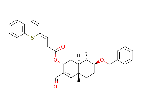 (Z)-4-Phenylsulfanyl-hexa-3,5-dienoic acid (2R,4aS,7S,8S,8aS)-7-benzyloxy-3-formyl-4a,8-dimethyl-1,2,4a,5,6,7,8,8a-octahydro-naphthalen-2-yl ester