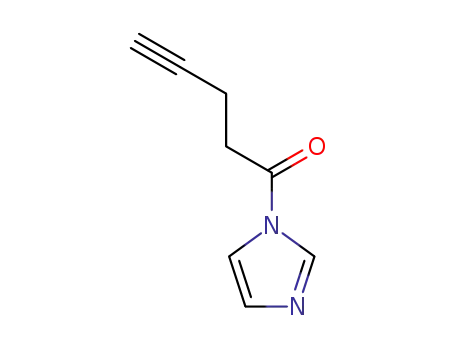 Molecular Structure of 37794-60-8 (1H-Imidazole, 1-(1-oxo-4-pentynyl)-)