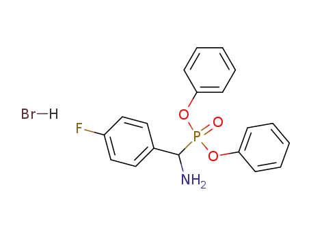 Phosphonic acid, [amino(4-fluorophenyl)methyl]-, diphenyl ester,
hydrobromide
