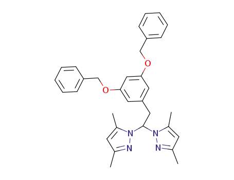 1H-Pyrazole,
1,1'-[[3,5-bis(phenylmethoxy)phenyl]methylene]bis[3,5-dimethyl-