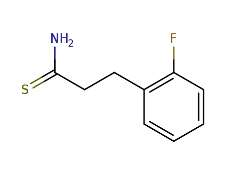 Benzenepropanethioamide, 2-fluoro-