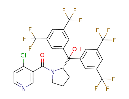 C<sub>27</sub>H<sub>17</sub>N<sub>2</sub>O<sub>2</sub>ClF<sub>12</sub>