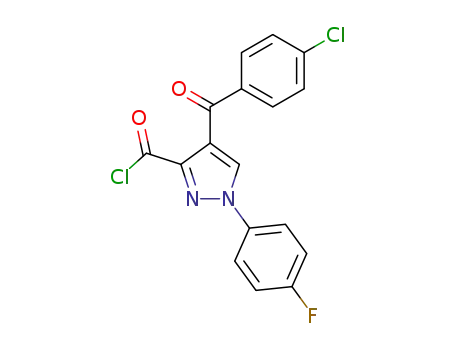 4-(4-Chlorbenzoyl)-1-(4-fluorphenyl)-pyrazol-3-carbonsaeurechlorid