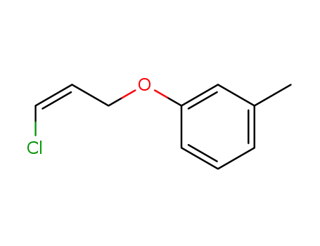 Molecular Structure of 54644-22-3 (1-[(3-Chloro-2-propenyl)oxy]-3-methylbenzene)