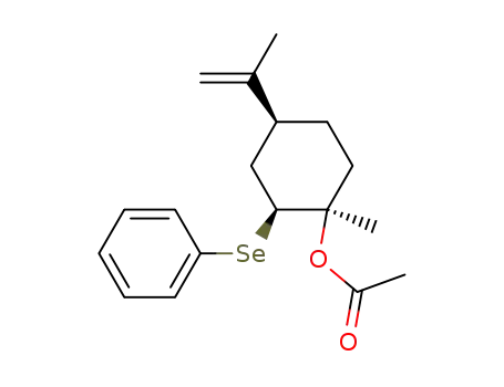 Acetic acid (1R,2S,4S)-4-isopropenyl-1-methyl-2-phenylselanyl-cyclohexyl ester