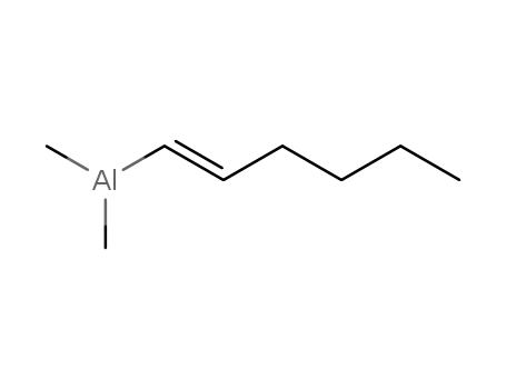 Molecular Structure of 137097-74-6 (Aluminum, (1E)-1-hexenyldimethyl-)