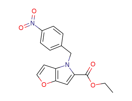 4H-Furo[3,2-b]pyrrole-5-carboxylic acid, 4-[(4-nitrophenyl)methyl]-, ethyl
ester