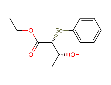 Molecular Structure of 99018-39-0 (dl-erythro-ethyl 3-hydroxy-2-(phenylselenyl)butyrate)
