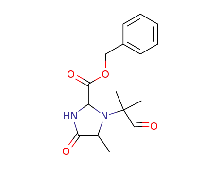 2-<(benzyloxy)carbonyl>-5-methyl-1-(2-methyl-1-oxoprop-2-yl)-4-imidazolidinone