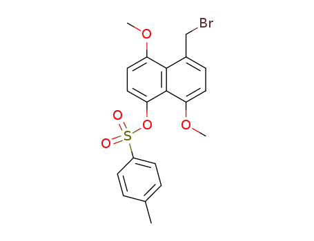 1-Naphthalenol, 5-(bromomethyl)-4,8-dimethoxy-,
4-methylbenzenesulfonate