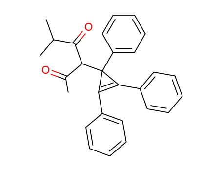 Molecular Structure of 113445-88-8 (2,4-Hexanedione, 5-methyl-3-(1,2,3-triphenyl-2-cyclopropen-1-yl)-)