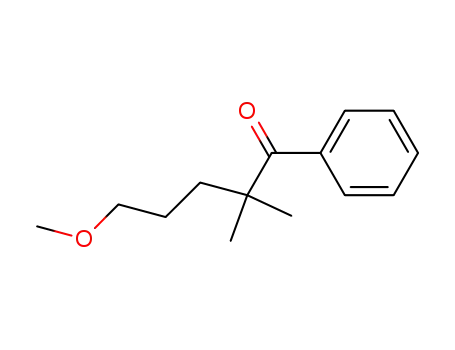 1-phenyl-5-methoxy-2,2-dimethylpentanone