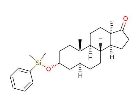3α-(dimethylphenylsiloxy)-5α,13α-androstan-17-one