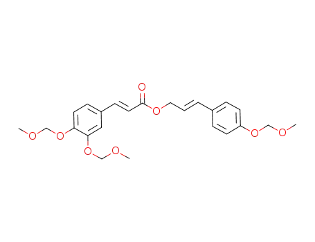 2-Propenoic acid, 3-[3,4-bis(methoxymethoxy)phenyl]-,
(2E)-3-[4-(methoxymethoxy)phenyl]-2-propenyl ester, (2E)-