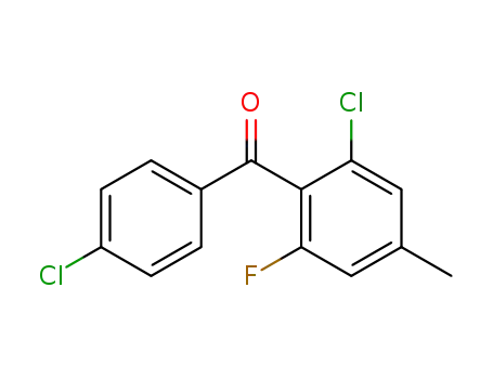 2',4''-dichloro-6'-fluoro-4'-methylbenzophenone