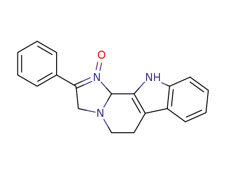 3,5,6,11b-Tetrahydro-2-phenyl-11H-imidazo<1',2':1,2>pyrido<3,4-b>indol-1-oxid