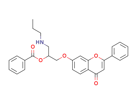 7-<2-(benzoyloxy)-3-(propylamino)propoxy>flavone