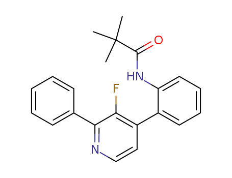 2,2-dimethyl-N-(2-(3-fluoro-2-phenyl-4-pyridyl)phenyl)propanamide