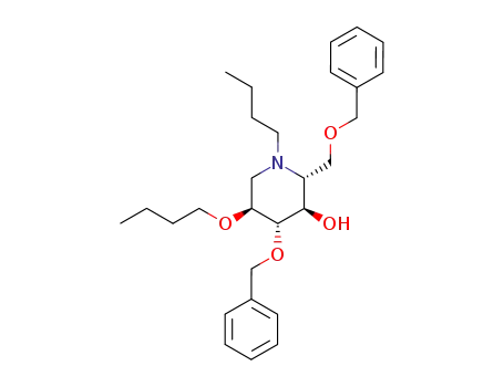 3,6-di-O-benzyl-N-butyl-2-O-butyl-1,5-dideoxy-1,5-imino-D-glucitol