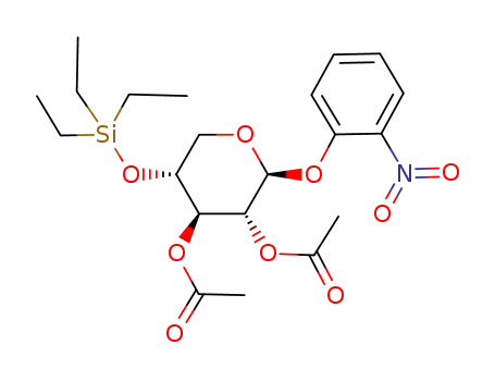 2-Nitrophenyl2,3-di-O-acetyl-4-O-triethylsilyl-b-D-xylopyranoside