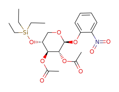 2-Nitrophenyl2,3-di-O-acetyl-4-O-triethylsilyl-b-D-xylopyranoside