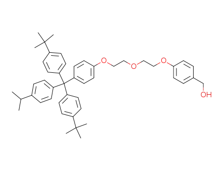 {4-[2-(2-{4-[Bis-(4-tert-butyl-phenyl)-(4-isopropyl-phenyl)-methyl]-phenoxy}-ethoxy)-ethoxy]-phenyl}-methanol