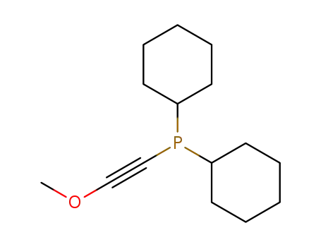 Molecular Structure of 95111-94-7 (Phosphine, dicyclohexyl(methoxyethynyl)-)