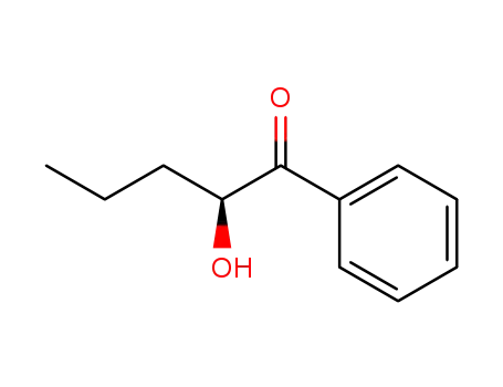 Molecular Structure of 97551-18-3 (1-Pentanone, 2-hydroxy-1-phenyl-, (2S)-)