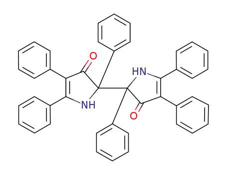 Molecular Structure of 74149-24-9 (2,2',4,4',5,5'-hexaphenyl-1,1',2,2'-tetrahydro-3H,3'H-2,2'-bipyrrole-3,3'-dione)