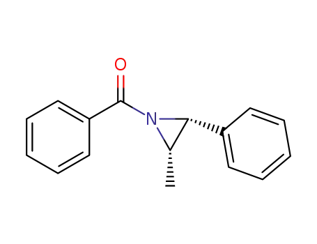 N-benzoyl phenyl-2 methyl-3 aziridine cis