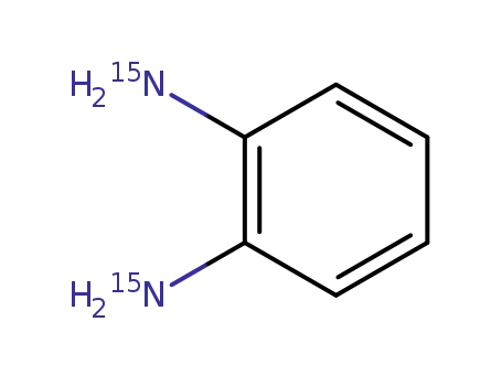 Molecular Structure of 116006-97-4 (1,2-Benzenediamine-15N2)
