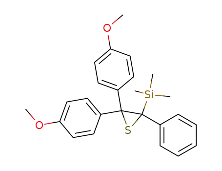 [3,3-Bis(4-methoxyphenyl)-2-phenylthiiran-2-yl](trimethyl)silane